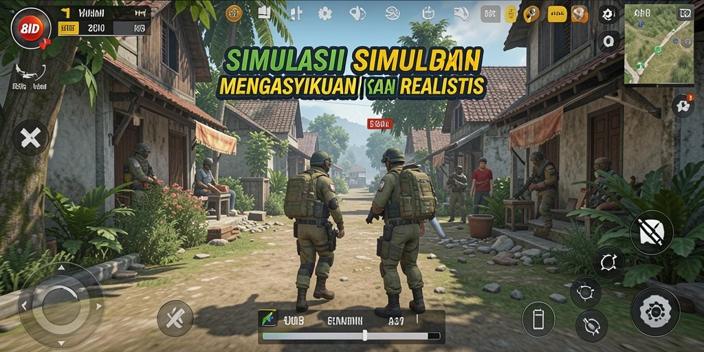 Screenshot 8ID menampilkan gameplay simulasi yang mendebarkan.