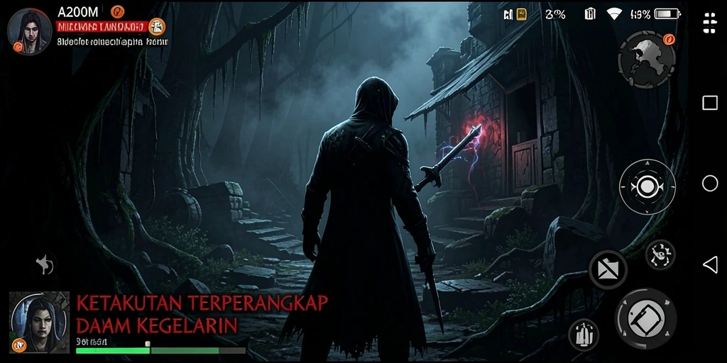 Gameplay mencekam dalam dunia kegelapan A200M.