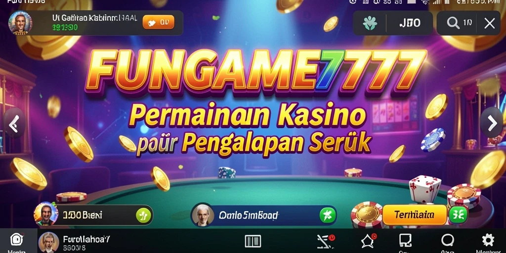 Tampilan menarik saat bermain game Kasino di FUNGAME777.