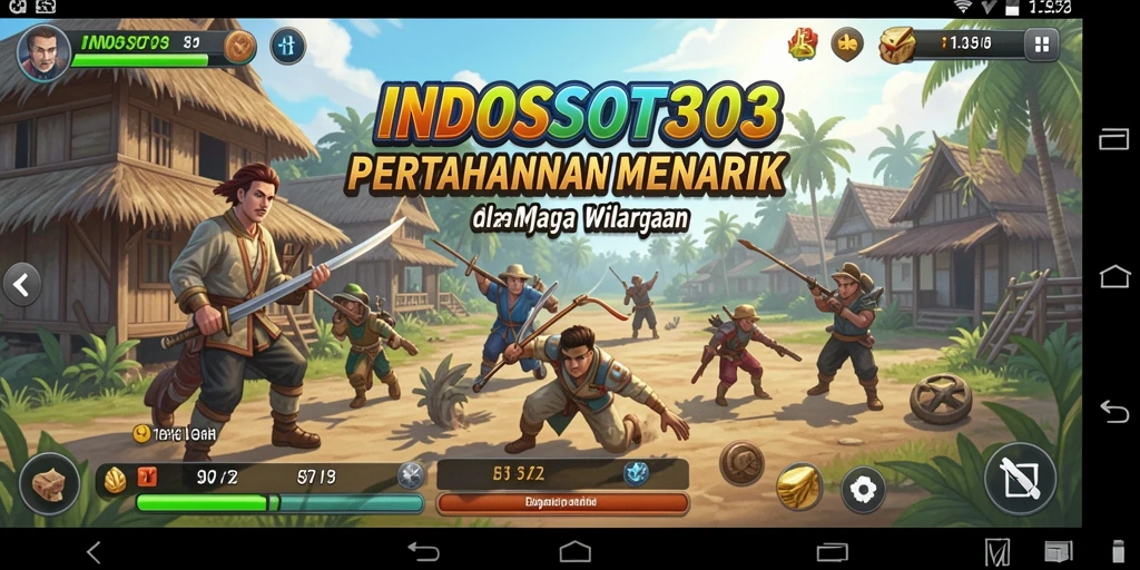 Tangkapan layar gameplay INDOSLOT303 yang menarik dari pertarungan Tower Defense.