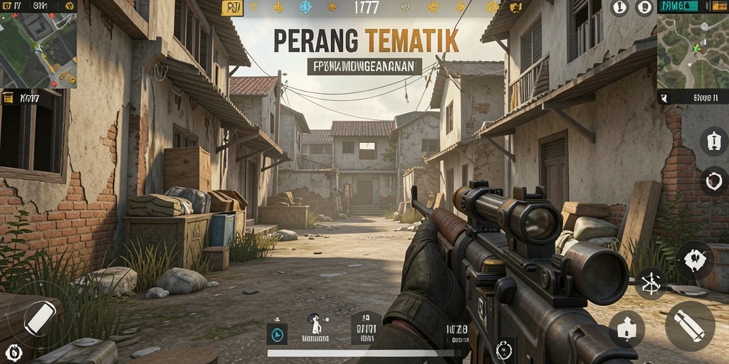 Gameplay L777 menunjukkan aksi tembak-menembak yang intens dan seru.
