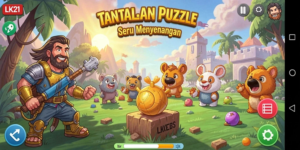 Tampilan gameplay LK21 yang menarik dan penuh tantangan.