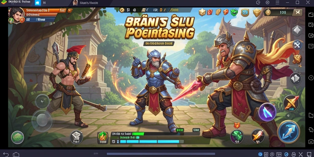 Tampilan gameplay <strong>LPO88</strong> dengan pertempuran yang mendebarkan dan strategi yang kompleks.
