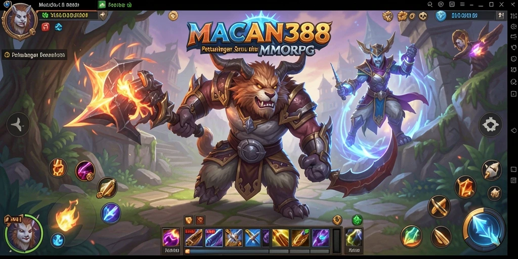 Tampilan gameplay seru dalam MACAN388 dengan aksi pertempuran menarik.