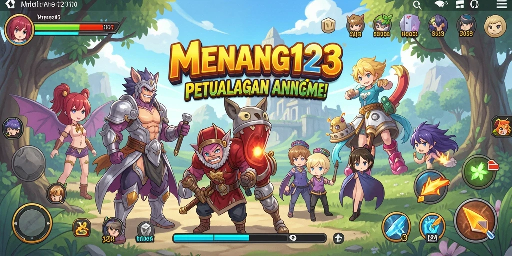 Screenshot MENANG123 menunjukkan aksi gameplay seru di dunia Anime.