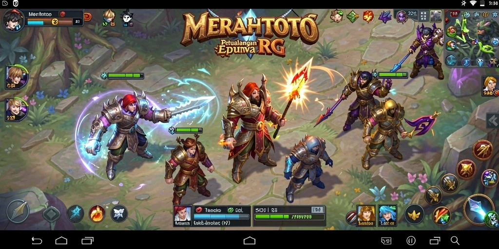 Tangkapan layar menampilkan aksi seru dan grafik menawan dari MERAHTOTO.