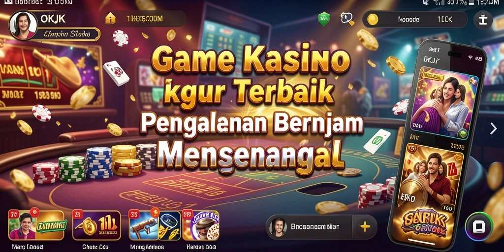 Screenshot gameplay OKJK menampilkan keseruan permainan Kasino.