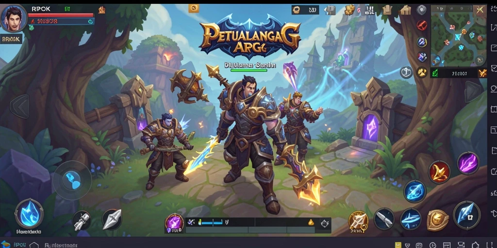 Tampilan gameplay RPOK yang seru dan mendebarkan.