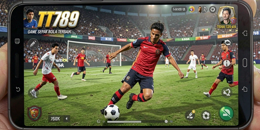 Tampilan menarik dari gameplay TT789 yang menghadirkan aksi sepak bola nyata.