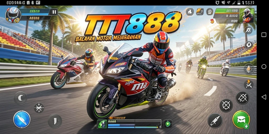 Gameplay seru balapan motor di TTT888.