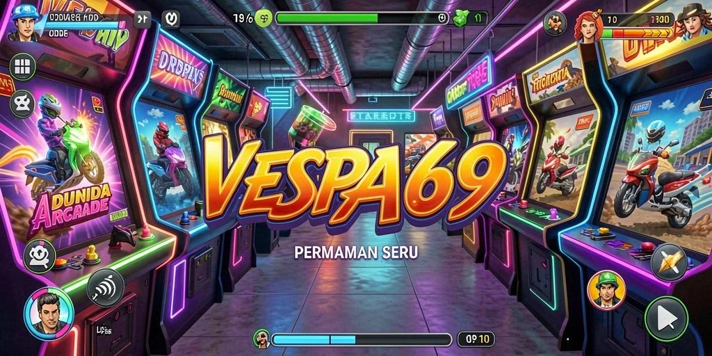 Tampilan gameplay VESPA69 yang seru dan penuh aksi.