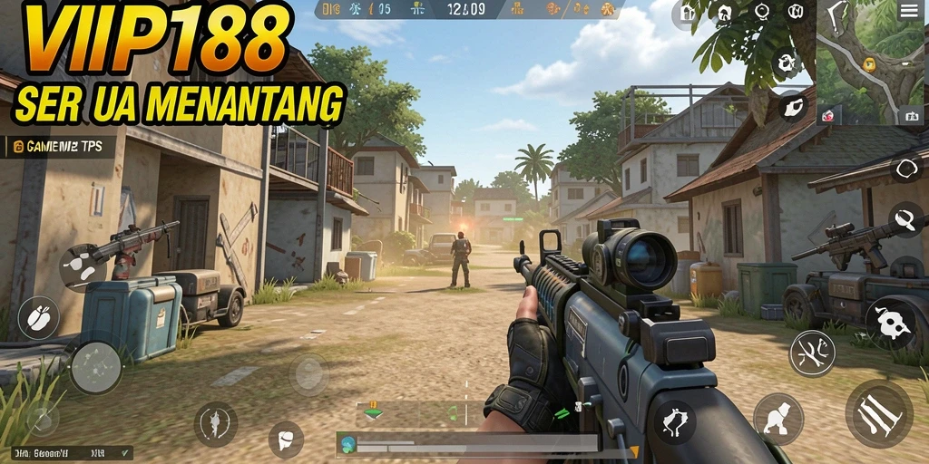 Tampilan menarik dari gameplay aksi TPS dalam VIP188.