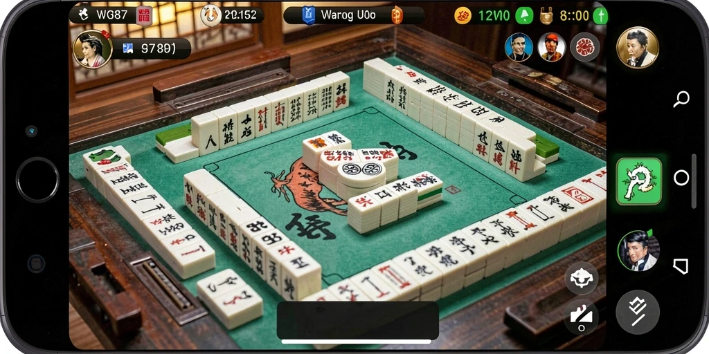 Tampilan gameplay WG87 yang menarik dalam permainan Mahjong.