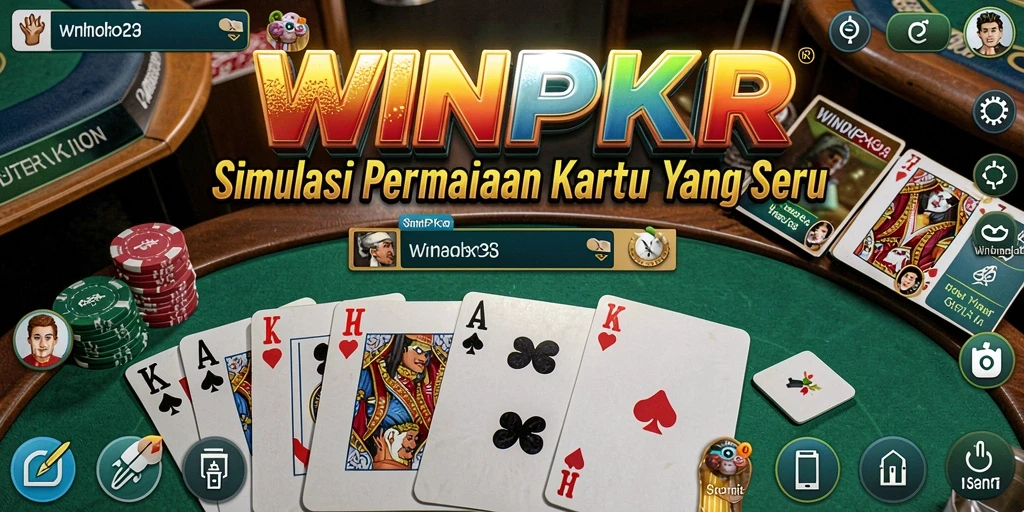 Tampilan gameplay <strong>WINPKR</strong> yang menarik dan realistis.