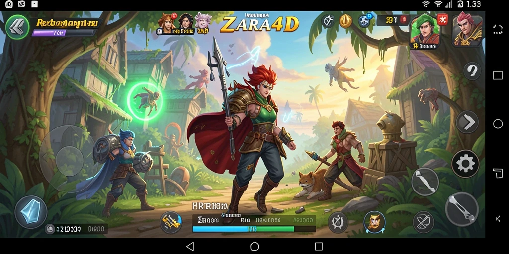 Tampilan gameplay ZARA4D yang menakjubkan saat menjelajahi dunia petualangan.